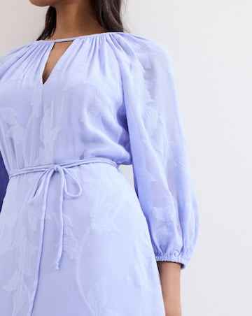 Phase Eight Liona Floral Jaquard Midi Dress