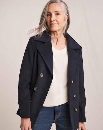 Julipa Brushed Pea Coat