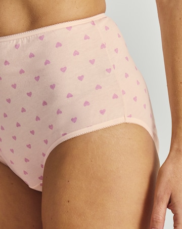 Pretty Secrets (6 Pack) Cotton Full Fit Brief Knickers