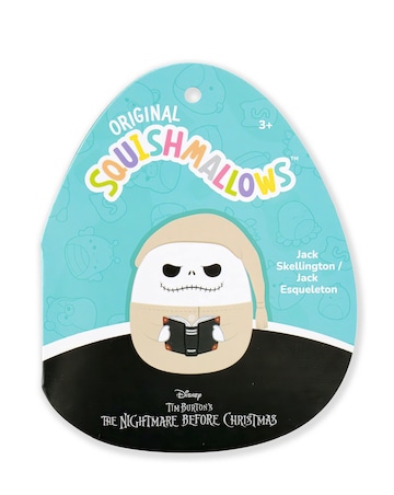 Squishmallows Nightmare Before Christmas 8-inch Jack in Pajamas Plush