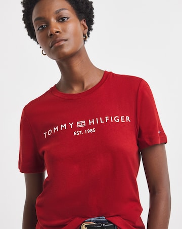Tommy Hilfiger Logo Short Sleeve Crew Neck