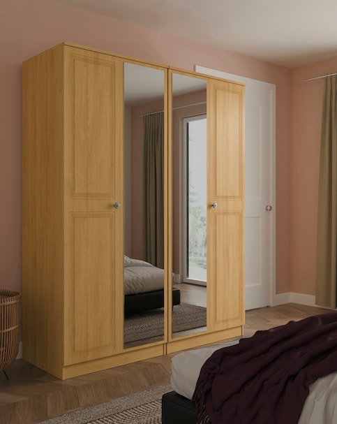 Richmond Ready Assembled 4 Door Wardrobe