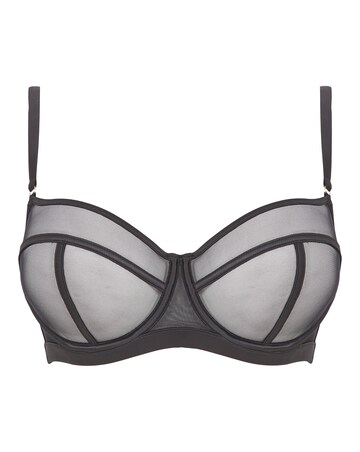 Figleaves Pimlico Non Padded Underwired Balcony Bra B-G - Black