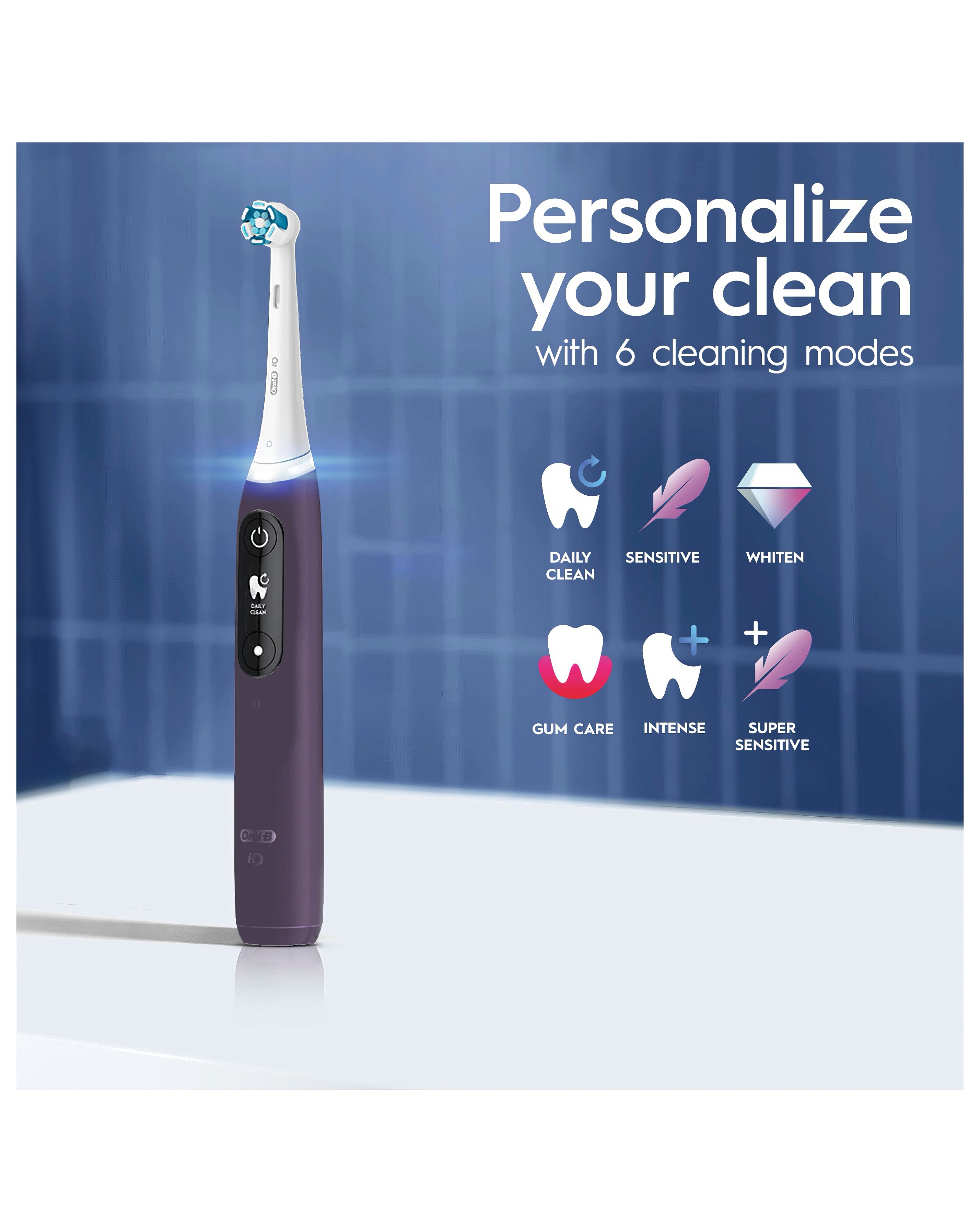 【新品】Oral-B iO Series 8 Violet Ametrine Oral-B iO8 Electric Toothbrush, Violet Ametrine | Oral-B