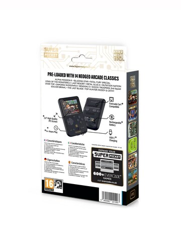 Hyper Mega Tech Neo Geo Edition Super Pocket Retro Handheld Gaming Console