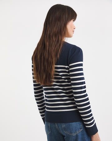 Tommy Hilfiger Jersey Stitch Long Sleeve Boat Neck Sweater