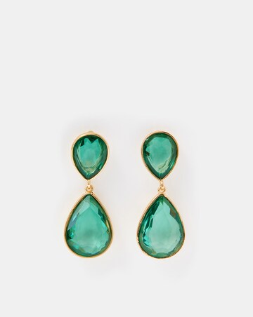 Accessorize Double Gem Teardrop Earrings