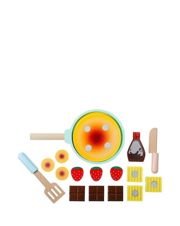 TP Owl & Fox Wooden Pancake Playset