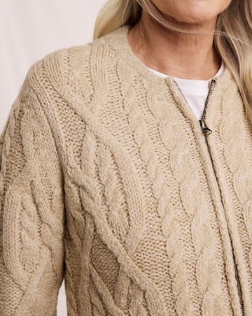 Julipa Cable Knitted Jacket