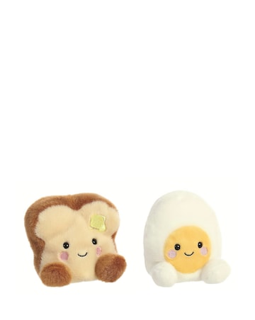 Aurora Palm Pals Buttery Toast & Bobby Egg Plush Bundle