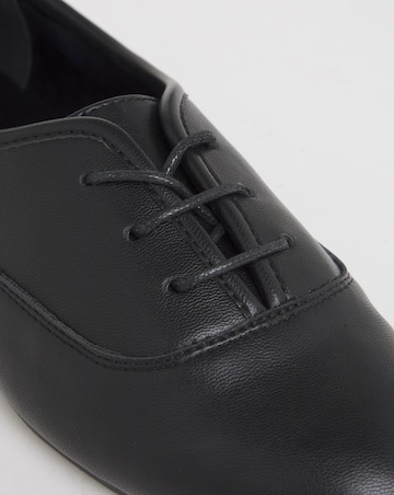 Ravenna Lace Up Ballerina Shoes - Extra Wide Fit (EEE)