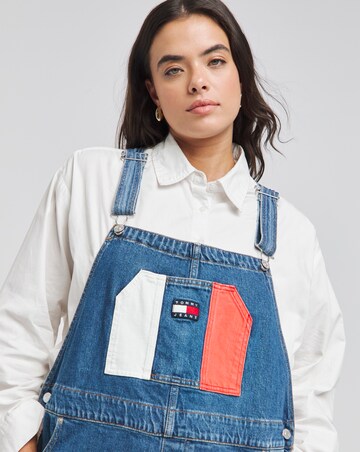 Tommy Jeans Midi Dungaree Dress