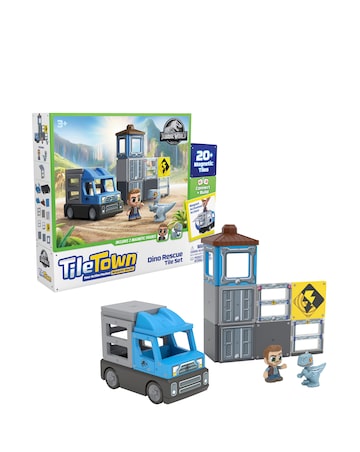 Tile Town Jurassic World Dino Rescue Tile Set