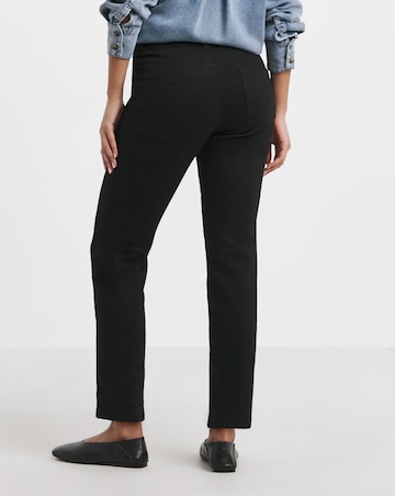 Black 24/7 Straight Leg Jeans