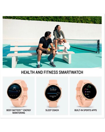 Garmin Vivoactive 6 AMOLED 42mm Smart Watch - Jasper Green