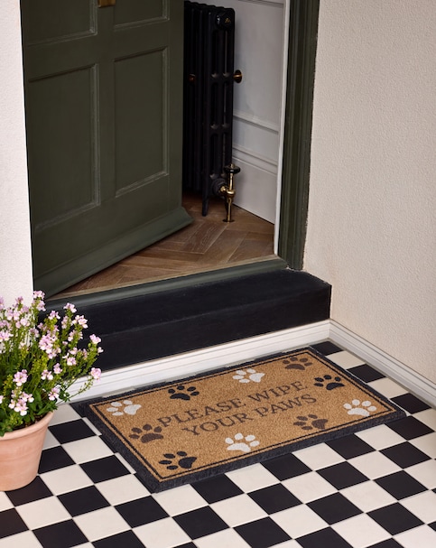 My Mat Wipe Your Paws Coir Doormat