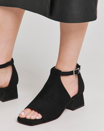 Helena Low Block Heel Shoe Boot - Extra Wide Fit (EEE)