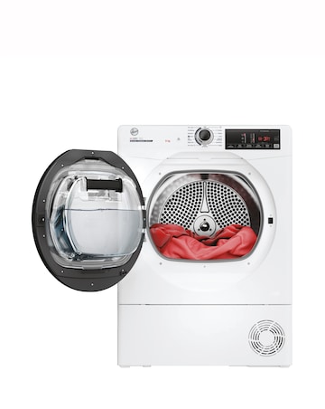 Hoover H-DRY 350 HRE C9TBE-80 9kg Condenser Tumble Dryer White + Install