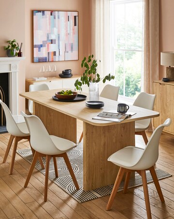 Gray & Osbourn Oslo Panel End Dining Table