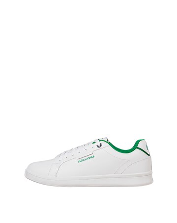 Jack & Jones Shane PU Trainer - White/Green