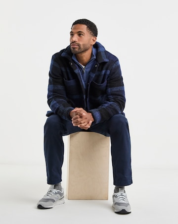 Timberland Wool Blend Shacket - Blue