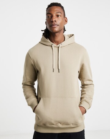 Overhead Hooded Sweatshirt Long - Stone