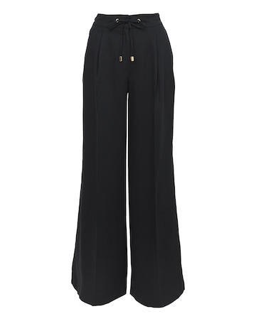 Anthology Black Pleat Front Pure Lyocell Trouser