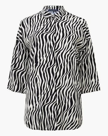 French Connection Zebra Print Shirt