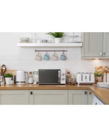 Russell Hobbs RHM1731 17Litre Inspire Compact Manual Microwave - White
