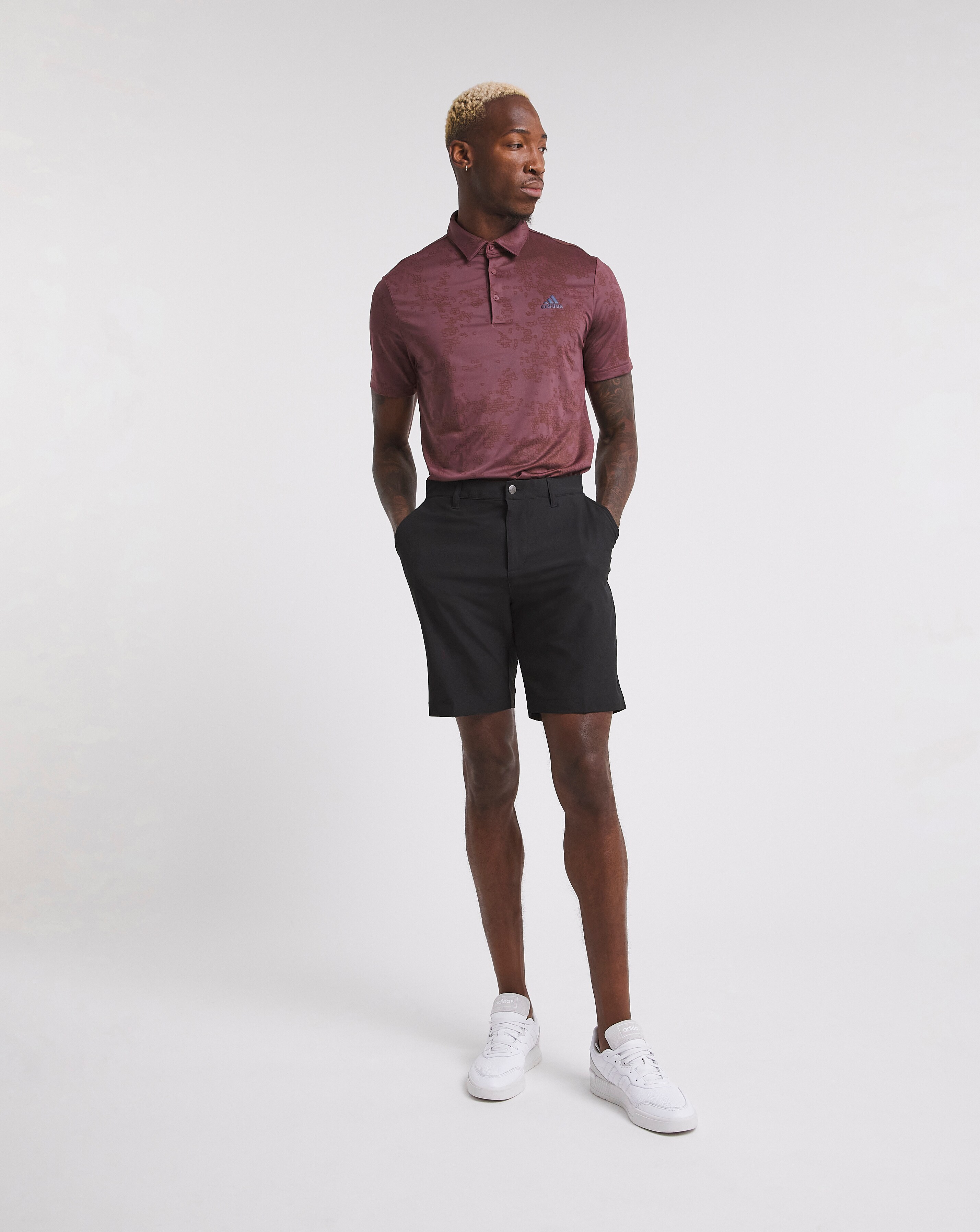 adidas Golf Jacquard Polo Shirt | Ambrose Wilson