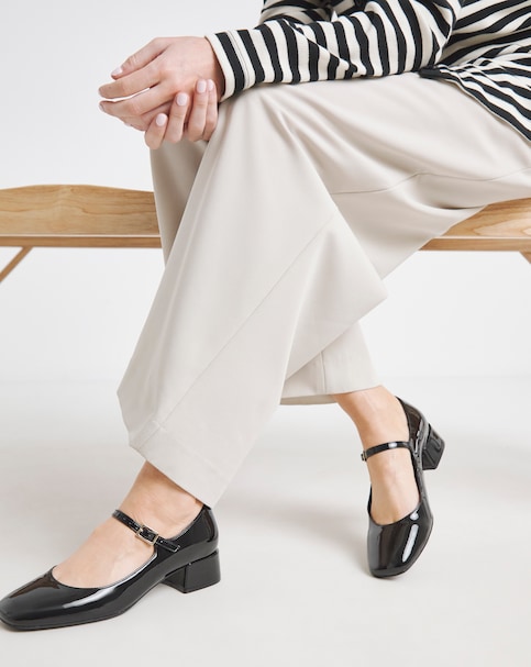 Blithe Low Block Heel Mary Jane - Wide Fit (E)