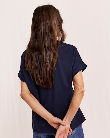 Julipa Woven Jersey Mix T-Shirt