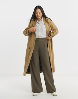 Black Tailored Wide Leg Trousers