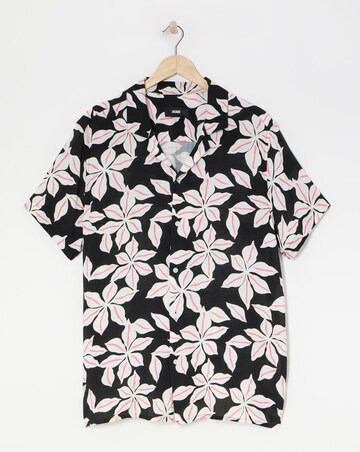 Floral Printed Holiday Shirt