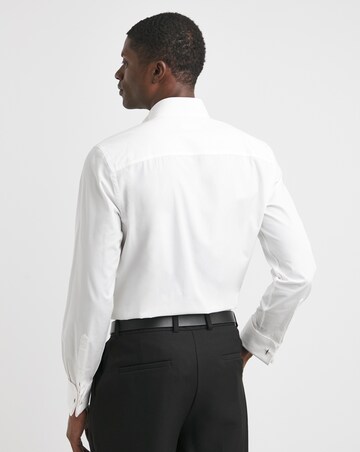 White Poplin Wing Collar Dinner Shirt
