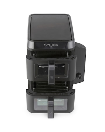 Salter EK6534 Verticook View Dual Basket Air Fryer with Viewing Windows