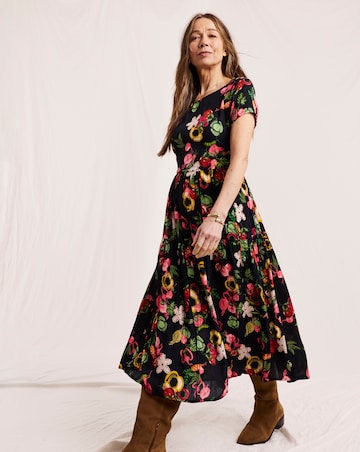 Julipa Crinkle Midi Dress