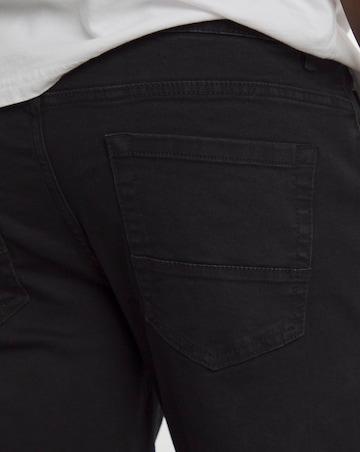 Black Loose Fit Stretch Jeans