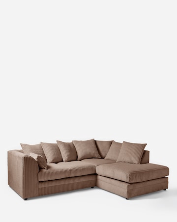 Ferguson Jumbo Cord Right Hand Chaise Sofa