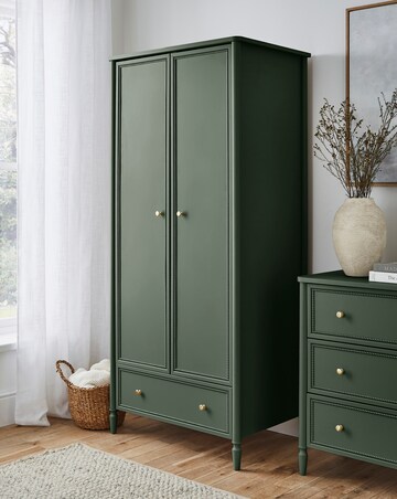 Darcy Bobbin Trim Double Wardrobe