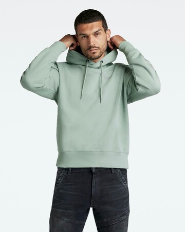 G-Star RAW Iceberg Green Graphic Sleeve Hoodie