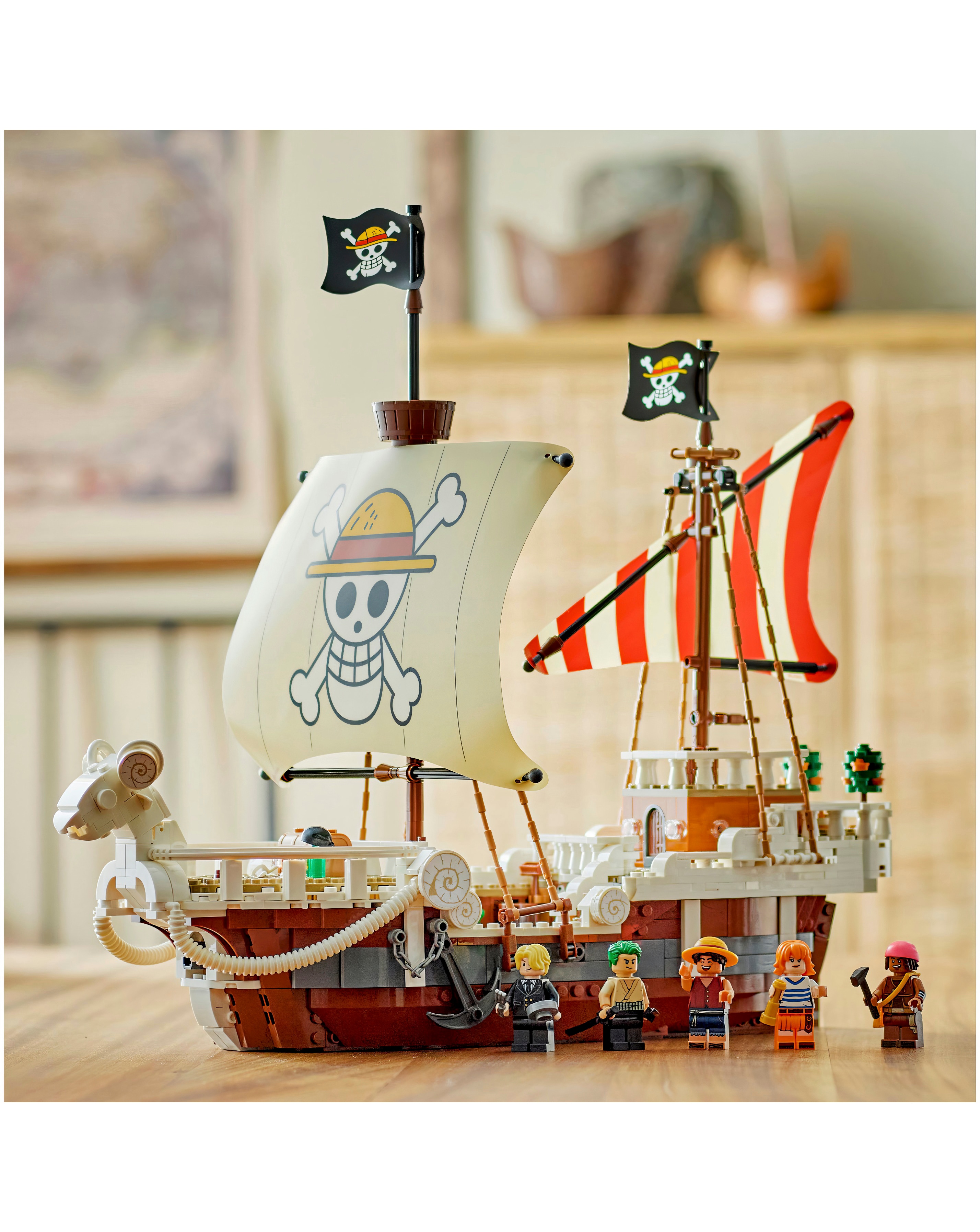LEGO ONE PIECE The Going Merry Pirate Ship, Boat Set Building Toy