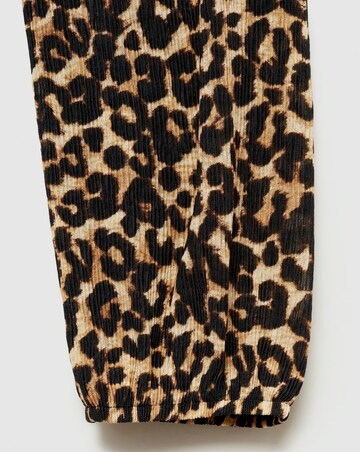 Mango Leopard Print Blouse