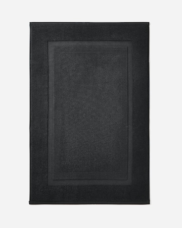 EGYPTIAN COTTON BATHMAT - Black