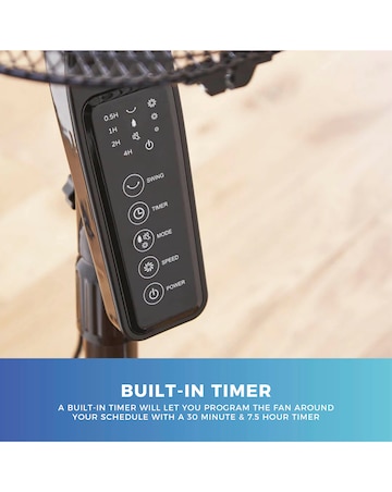 Swan 16'' Silence Stand Fan - Black