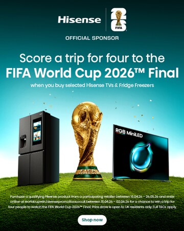 Hisense RQ5P470SMIE 80cm American 4 Door Fridge Freezer - Black