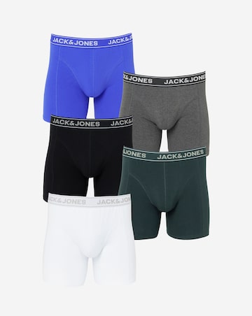 Jack & Jones Logo Trunks 5 Pack - Multi