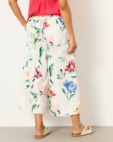 FatFace Ines Confetti Floral Wide Leg Trouser