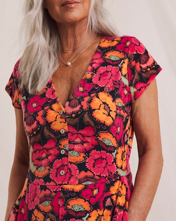 Julipa Short Sleeve Jersey Midi Dress