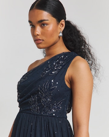 Maya Deluxe Embellished One Shoulder Maxi Dress